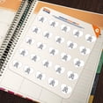 thumbnail image 5 of Real Madrid FC Legends Initials Heart Shaped Planner Calendar Scrapbook Craft Stickers, 5 of 6