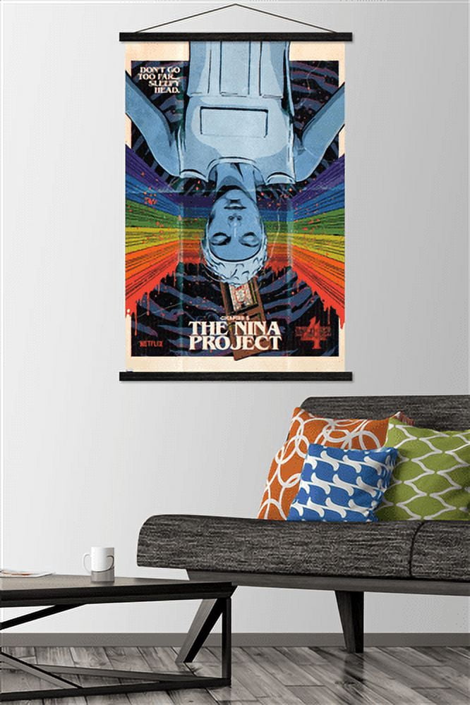 Netflix Stranger Things: Season 4 - The Nina Project Wall Poster with Magnetic Frame, 22.375" x 34"
