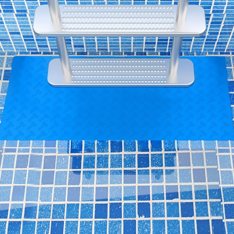 Fiunkes Swimming Pool Ladder Mat, Protective Step Pad with Non