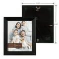 thumbnail image 4 of Prinz Dakota Wood Tabletop Picture Frame, 8”x10” Photos, Black, 2 Pack, 4 of 5