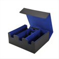 thumbnail image 1 of Caja de Almacenamiento de Tarjetas para Cartas Coleccionables, Caja de Almacenamiento TCG con Magnético para , y Tarjetas Deportivas, Negro+Azul, 1 of 5