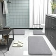 thumbnail image 7 of Thick Memory Foam Bath Mat Rug 24x16, Extra Soft Absorbent Bathroom Rug, Quick Dry Bath Mats, Non-Slip, Machine Washable Carpet for Bathroom, Tub and Shower, Home Decor Accessories, Beige, 7 of 7