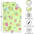 thumbnail image 3 of Floral Easter Eggs Dish Towels for Kitchen Soft Tea Towel Set of 4 Absorbent Dishcloths Hand Towels for Drying Dish Cloths 28" x 18" Washcloth Gift, 3 of 7