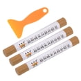 thumbnail image 1 of Unique Bargains Wood Furniture Repair Kit 3pcs Markers with Spatula, Apricot Yellow, 1 of 7