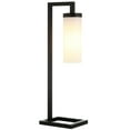 thumbnail image 7 of Evelyn&Zoe Malva 26" Modern Metal Table Lamp with White Milk Cylinder Glass Shade, 7 of 7