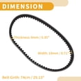 thumbnail image 4 of Correa de transmisión V-Belt Unique Bargains para Honda para WH100T para GCC100 para SPACY100 para SCR100, 4 of 7