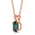 thumbnail image 2 of Galaxy Gold Size 20 inch 14K Solid Rose Gold Necklace With Oval Shape Brilliant Cut  Lab. Grown  Alexandrite Grade AAA, 2 of 6