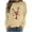 White, variant on Wancir Womens Christmas Sweatshirt Funny Reindeer Snowman Crewneck Xmas Holiday Long Sleeves Pullover Tops