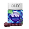 OLLY Extra Strength Sleep Gummy Supplement, 5mg Melatonin, Blackberry Zen Flavored, 50 Ct