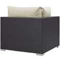 thumbnail image 5 of Ergode Convene 5 Piece Set Outdoor Patio with Fire Pit - Espresso Beige, 5 of 5