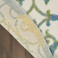 thumbnail image 5 of Nourison Aloha Indoor/Outdoor Ivory Blue 4' x ROUND Area Rug, (4x Round), 5 of 9