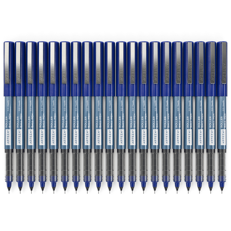 ARTEZA Black Fineliner Pens Set of 12 Ultra-Fine Point Pens for