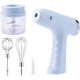 thumbnail image 1 of Cordless Electric Hand Mixer with Food Chopper and USB-C Charging, Portable Whisk, 1 of 7