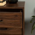 thumbnail image 4 of Wood Modern End Table with black metal handles - Dark Walnut, 4 of 7