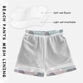 thumbnail image 3 of FORMRS Boys Swim Trunks Quick Dry Mesh Liner Boardshorts Sizes XS-XL, Green Geometric, 3 of 7