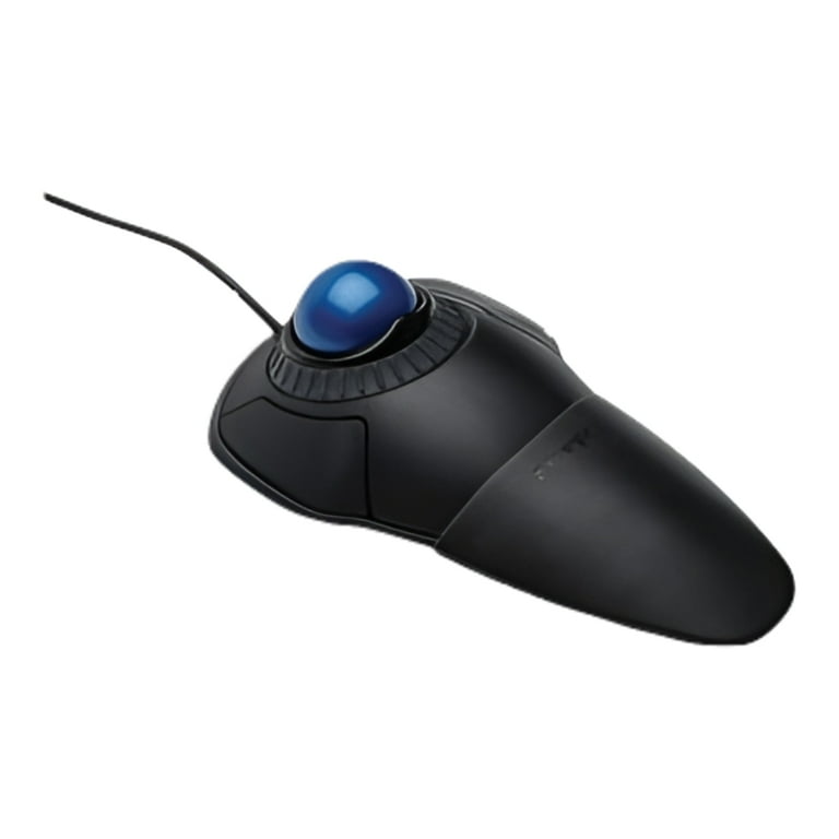 Orbit Trackball with Scroll Ring, USB 2.0, Left/Right Hand Use, Black/Blue Orbit Trackball with Scroll Ring, USB 2.0, Left/Right Hand Use, Black/Blue
