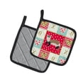 thumbnail image 2 of Carolines Treasures CK5305PTHD Ferret Love Pair of Pot Holders, 7.5HX7.5W, multicolor, 2 of 4