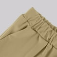 thumbnail image 4 of ABATAB Women's Cargo Pants Hiking Lightweight Travel Trousers with Pockets Joggers Loose Drawstring Workout Tapered Pants, 4 of 7