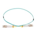 thumbnail image 1 of Unique Bargains 0.5 Meters 1.6Ft Fiber Patch Cable Multimode LC-LC OM4 LSZH Fiber Optic Jumper Green For Network Transceiver,1Pcs, 1 of 6