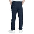 thumbnail image 5 of dazeni Boys Dress Pants Slim Fit School Uniform Pants for Boys Elastic Waist Trousers with Pockets Navy, 5 of 8