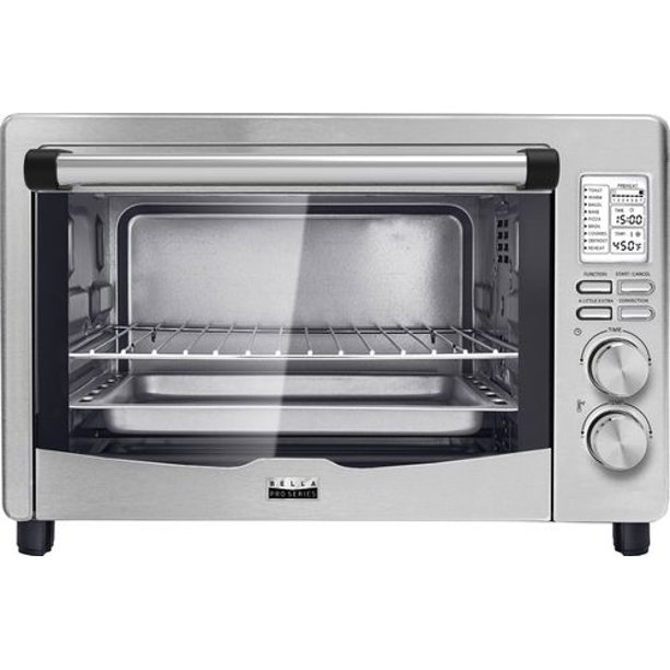 Bella Pro Series 6 Slice Toaster Oven Stainless Steel Walmart Com Bella Pro Series 6 Slice Toaster Oven Stainless Steel Walmart Com