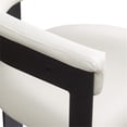 thumbnail image 4 of Pemberly Row Contemporary Cream Vegan Leather Dining Chair (Set of 2), 4 of 9