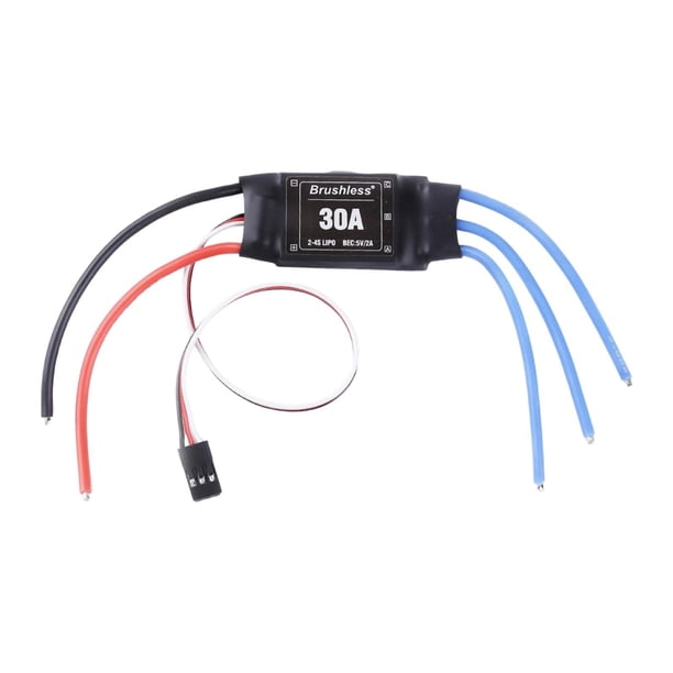 Accesorios ESC sin escobillas Aeronaves portátiles Instalación sencilla Ligero Alto Cable largo de 30 A