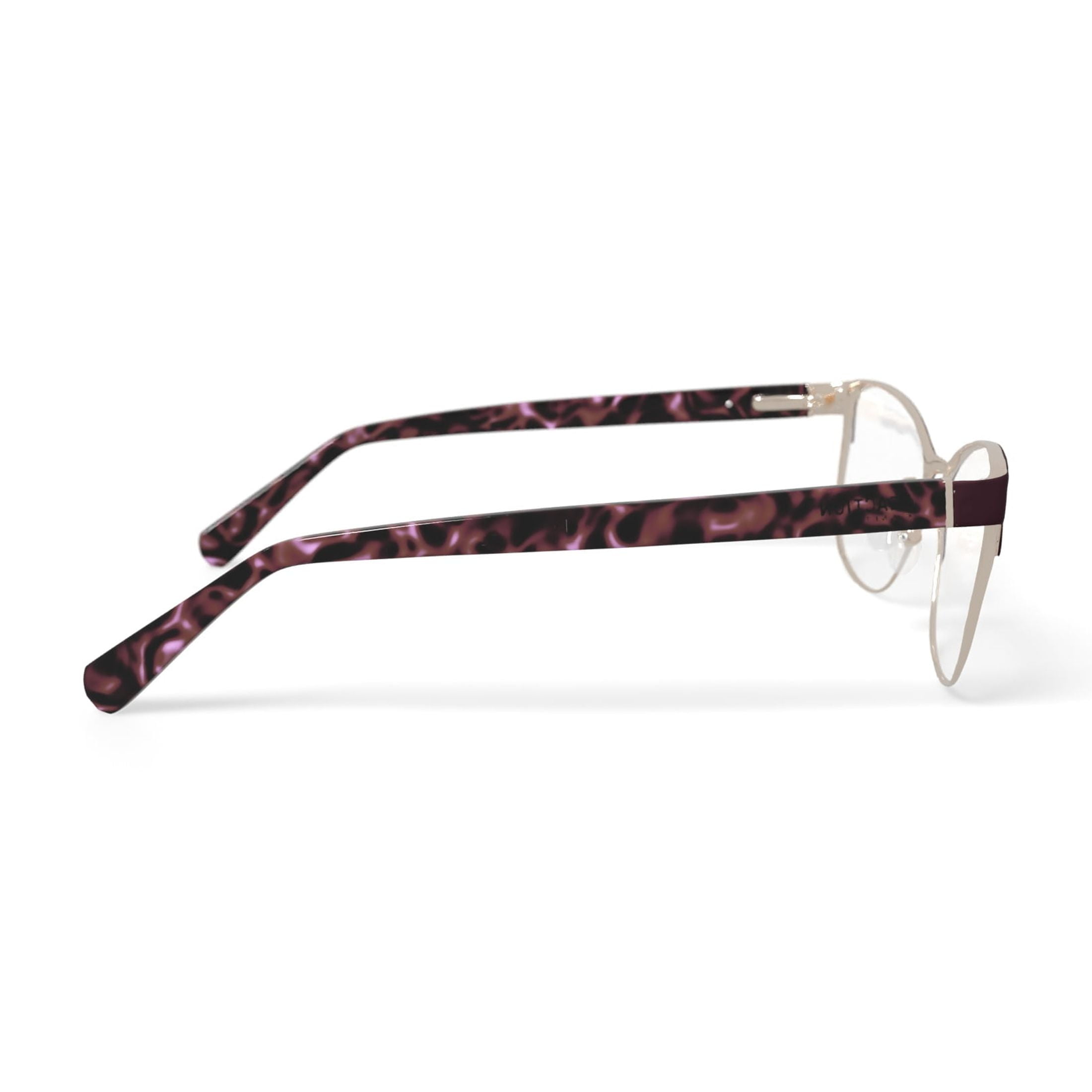Kenneth Cole Women's KC0959-1 Browline Prescription Eyeglasses with Case, Burgundy