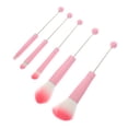 thumbnail image 4 of FOMIYES 5Pcs Makeup Brushes Set with Detachable Bead Design Lightweight Portable Cosmetic Brush Kit, 4 of 7