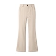thumbnail image 6 of WERYOUNG School Uniform For Girls High Waist Solid Color Flared Leg Trousers Kids Girls Loose Fit Back To School Pants 5-6 Years, 6 of 6