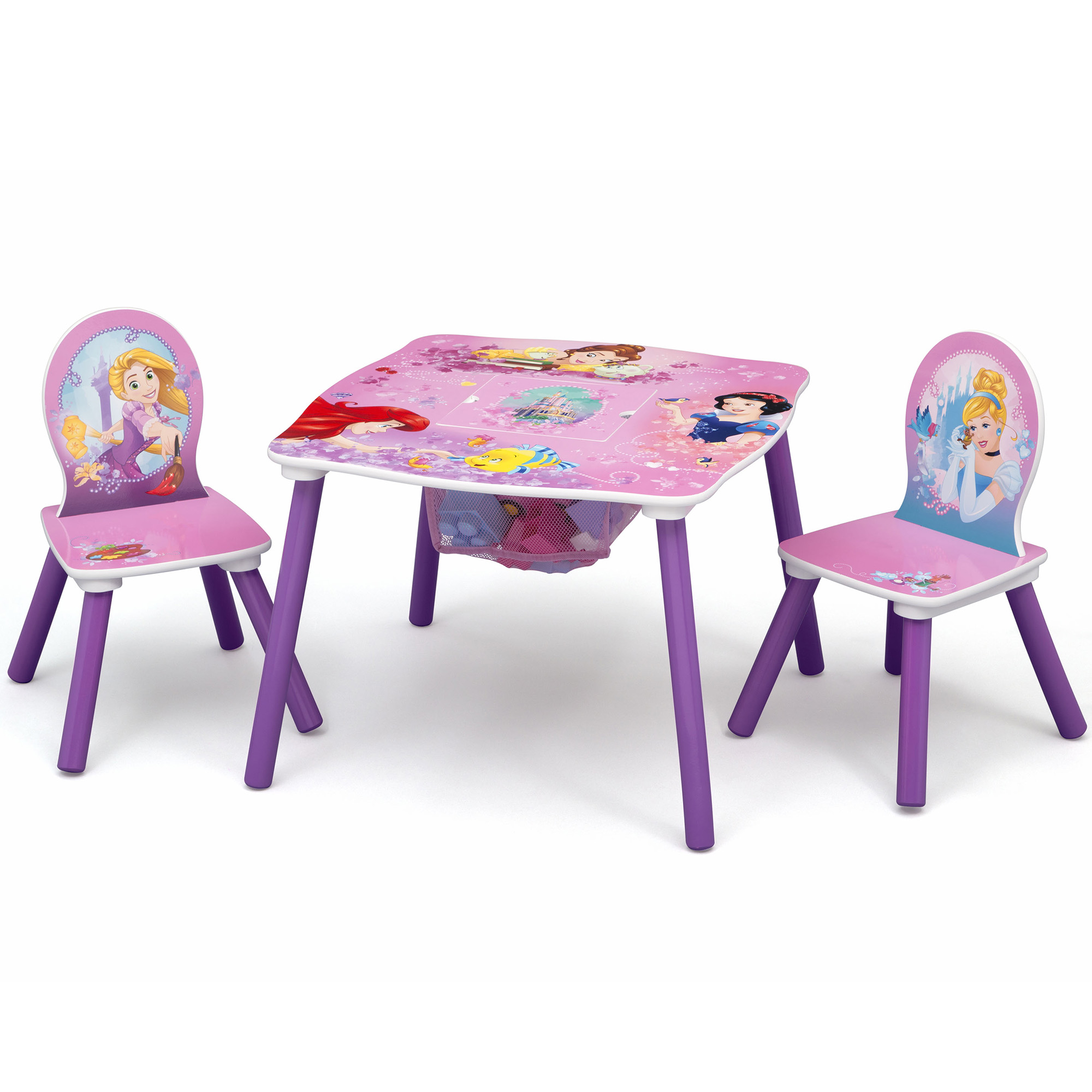 Disney Princess Wood Kids Table and Chair Set with Storage by Delta Children - image 4 of 8