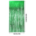 thumbnail image 4 of 2PCS Metallic Foil Fringe Curtains, 39.4" x 98.4" Tinsel Backdrop for Party Decorations, Wedding, Birthday, Photo Booth, Gold, 4 of 6