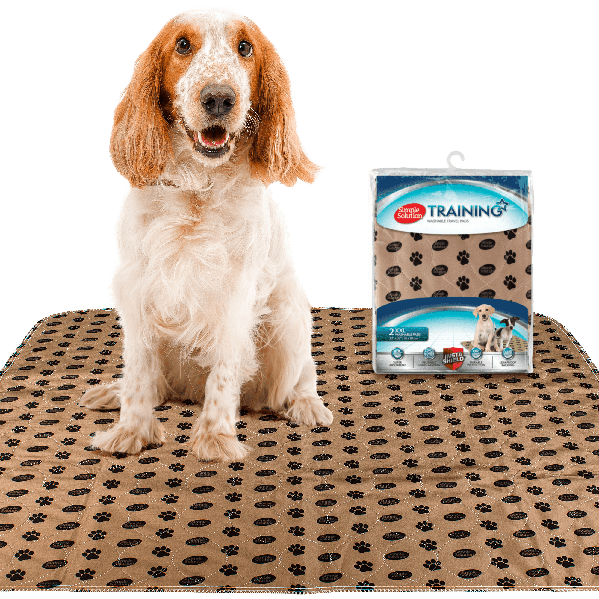 Simple Solution Reusable Puppy Pad Odor Controlling 30x32 Inches 