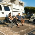 thumbnail image 5 of DEORAB 6'X9' Outdoor Rug Clearance Reversible Plastic Waterproof Outside Rugs, Brown & Beige, 5 of 5