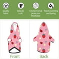thumbnail image 6 of Xecao Strawberry and Ladybugs Pattern Sweatshirts Winter Pet Dog Hoodie Puppy Coat Dog Sweaters Dog Clothes with Hat Dog Clothes Costume Outfit,Small Pets Wear-X-Large, 6 of 7
