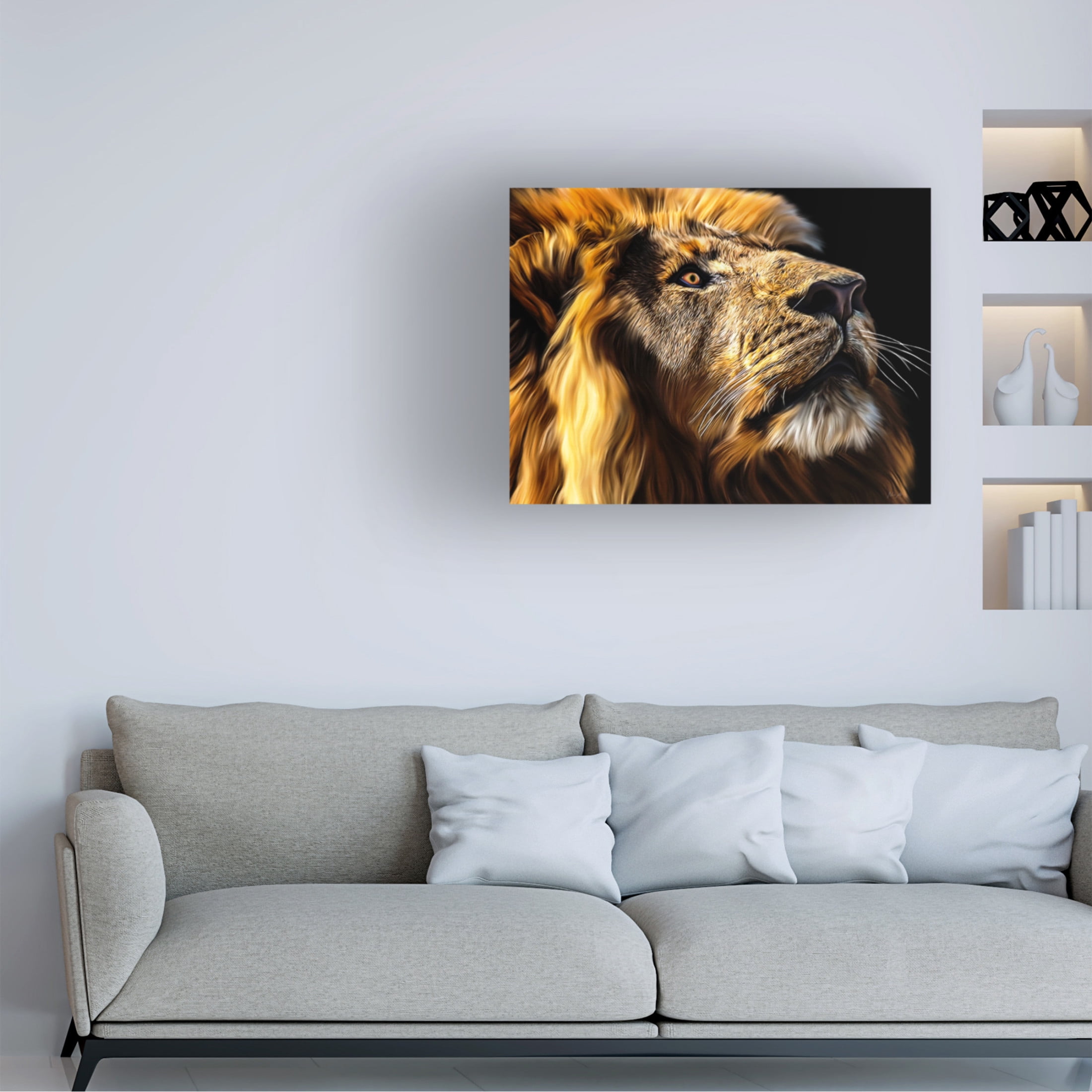 Trademark Fine Art Lord Amihere  Leo Canvas Wall Art