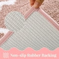 thumbnail image 2 of Findosom 4-Piece Bathroom Rugs Set,Non Slip Absorbent Bath Mat,Machine Washable Microfiber Quick Dry Bath Rug for Bathroom Bedroom Kitchen Shower Tub,Pink, 2 of 7