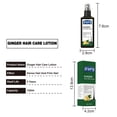thumbnail image 3 of Loción para el cuidado del cabello con jengibre | Suero para el crecimiento del cabello para el adelgazamiento del cabello y la reparación del cuero cabelludo | Tratamiento Botánico Nutritivo, 3 of 8