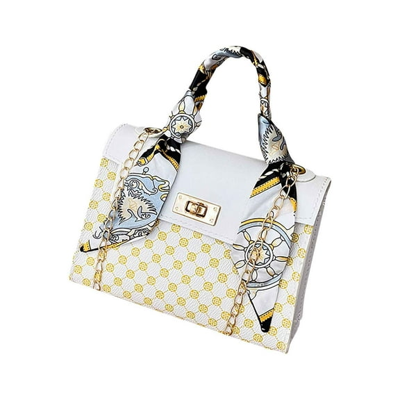 NSESSHome One Shoulder Crossbody Bag Leather Large Capacity Multi Compartment Women Bag