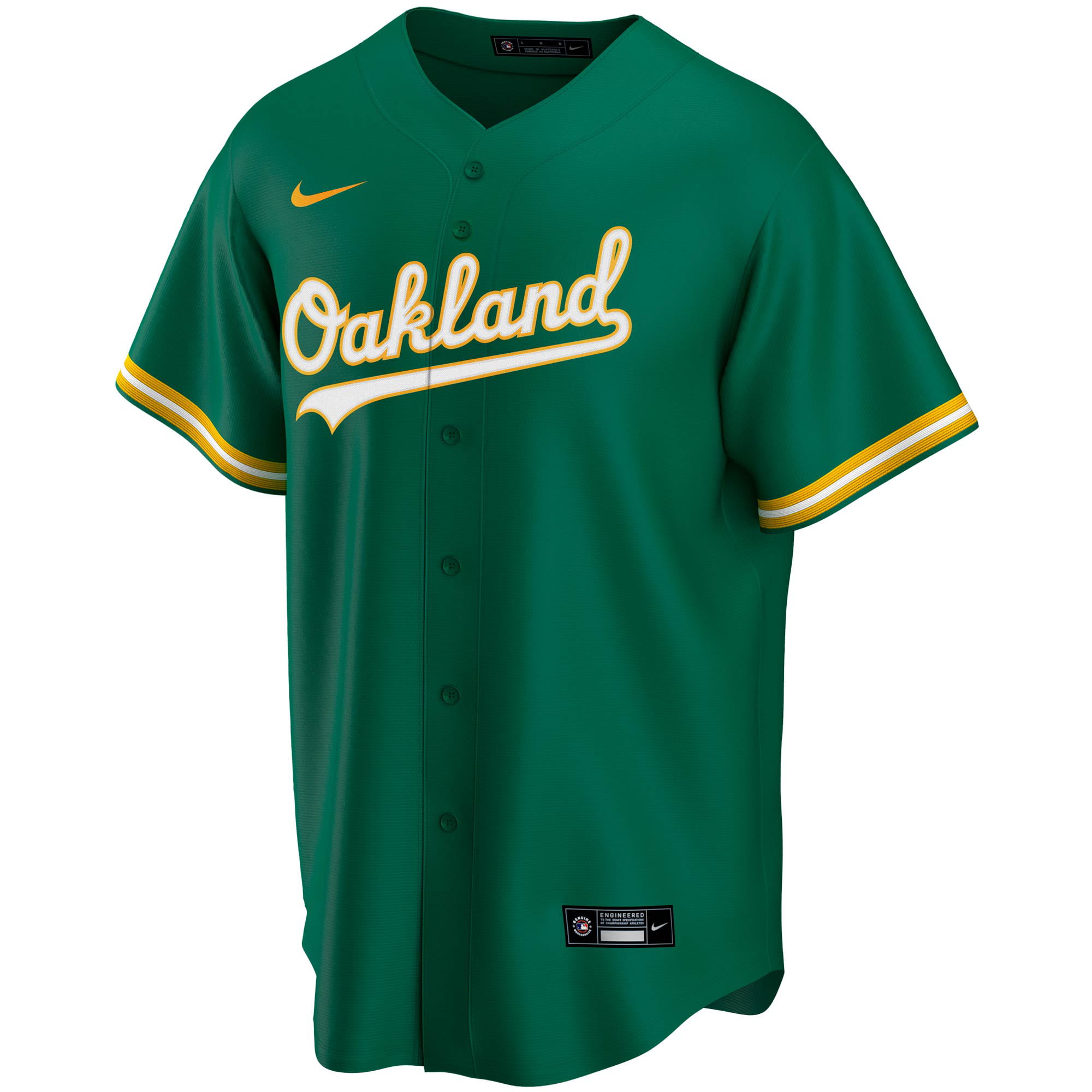 Oakland Athletics No25 Stephen Piscotty Men's Nike White Home 2020 Authentic Player MLB Jersey