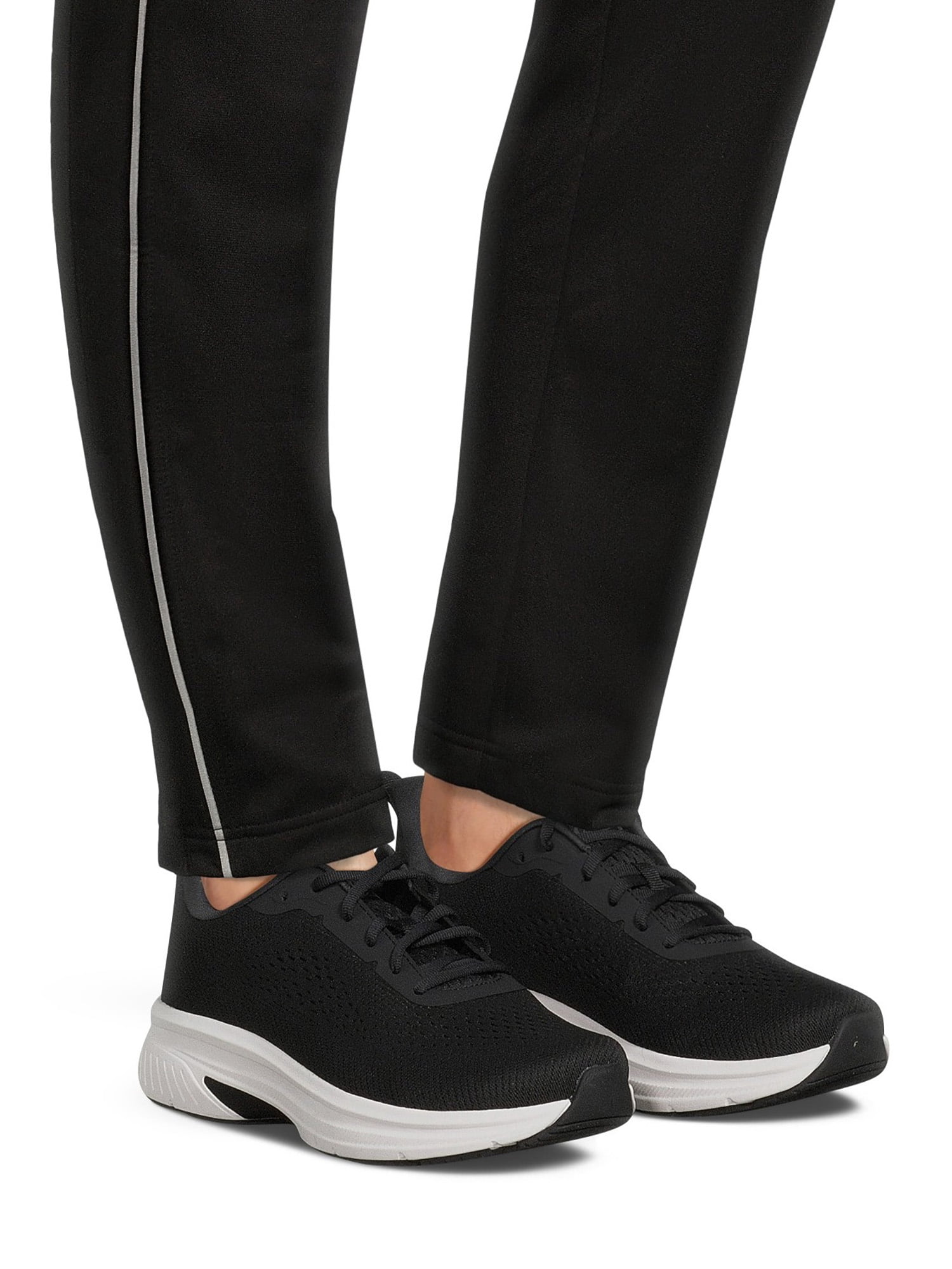 Athletic Works Men's Knit Walking Sneakers, Wide Width, Sizes 8-13