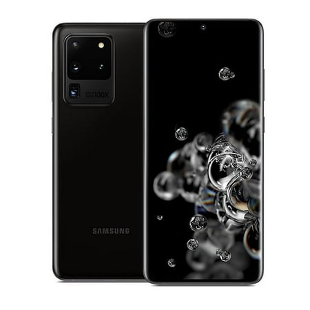Used Samsung Galaxy S20 Ultra 5G G988U 128GB Cosmic Black Fully Unlocked Smartphone (Used Grade A)