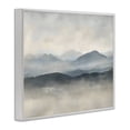 thumbnail image 2 of Stupell Industries Contemporary Misty Muted Mountainscape White Framed Giclee Art, 30 x 24, by Riley B, 2 of 8