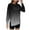 Black, variant on Cyber and Monday Sales! Xqxayjr Women Plus Size Long Sleeve Tops Casual Loose Shirts Side Slit Ombre Comfy Blouses Lightweight Crewneck Sweatshirt Fall Outfits
