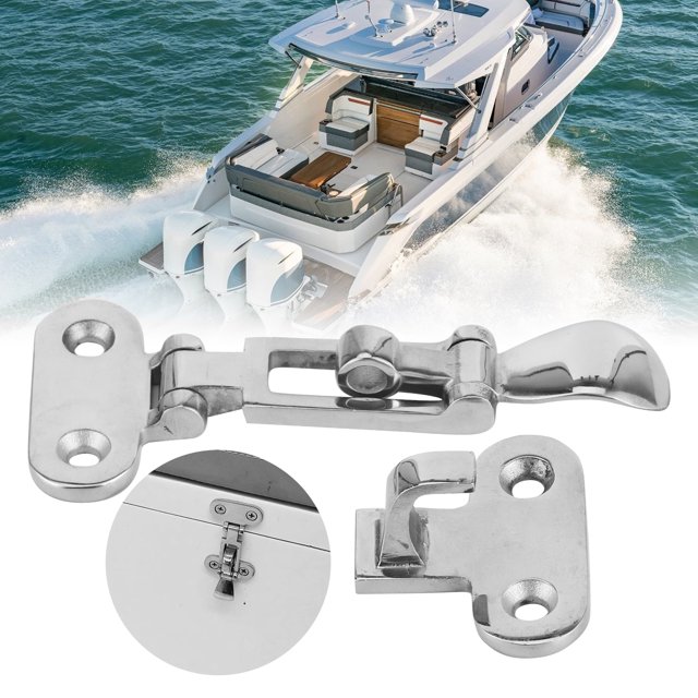 Toggle Latch Catch, Polishing Hasp Latch Corrosion Resistance Universal for Boat/ RV/ Truck/ Campers