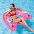 thumbnail image 5 of CozyFiel Inflatable Sit N Float Pool Lounge, Floating Chair with Cup Holders and Handles, Water Float, 5 of 9