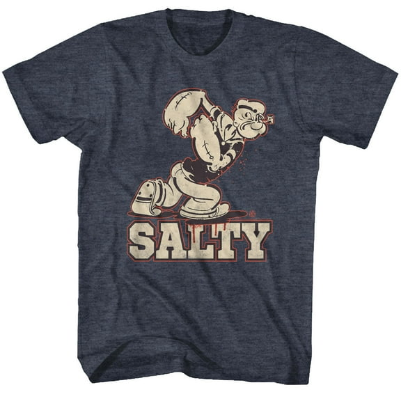 Popeye Salty Navy Heather T-Shirt