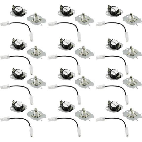 Scaroo W10480709 Dryer Thermostat Kit Fit for Whirlpool 3403140 12-Pack