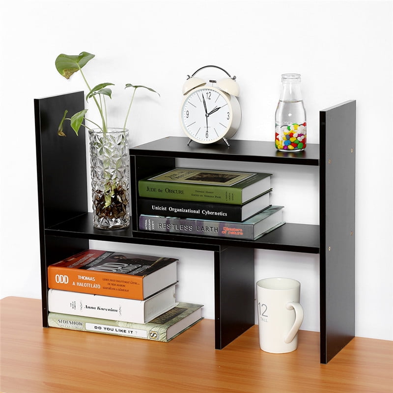 Diy Desk Storage Rack Display Shelf Organizer Counter Top Bookcase