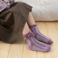 thumbnail image 3 of KelaJuan Toddler Kids Girls Socks Solid Color Cute Lace Bowknot Socks Children Spring Autumn Casual Princess Stockings, 3 of 7